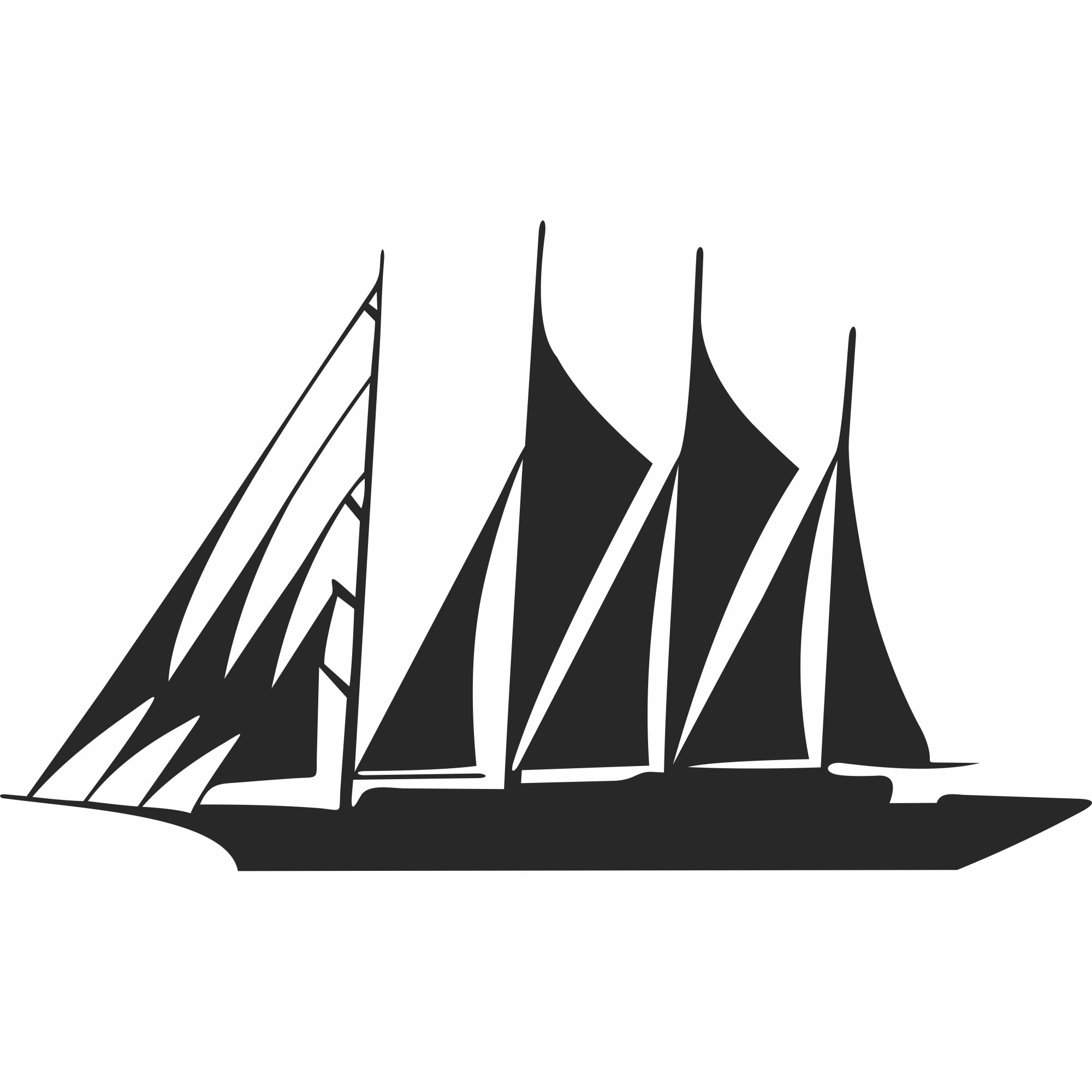 Decor perete Personalizabil Barca cu Panze din lemn 29 cm x 17 cm