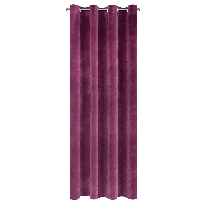 Perdea cu inele Eurofirany RIA 140x250 Violet