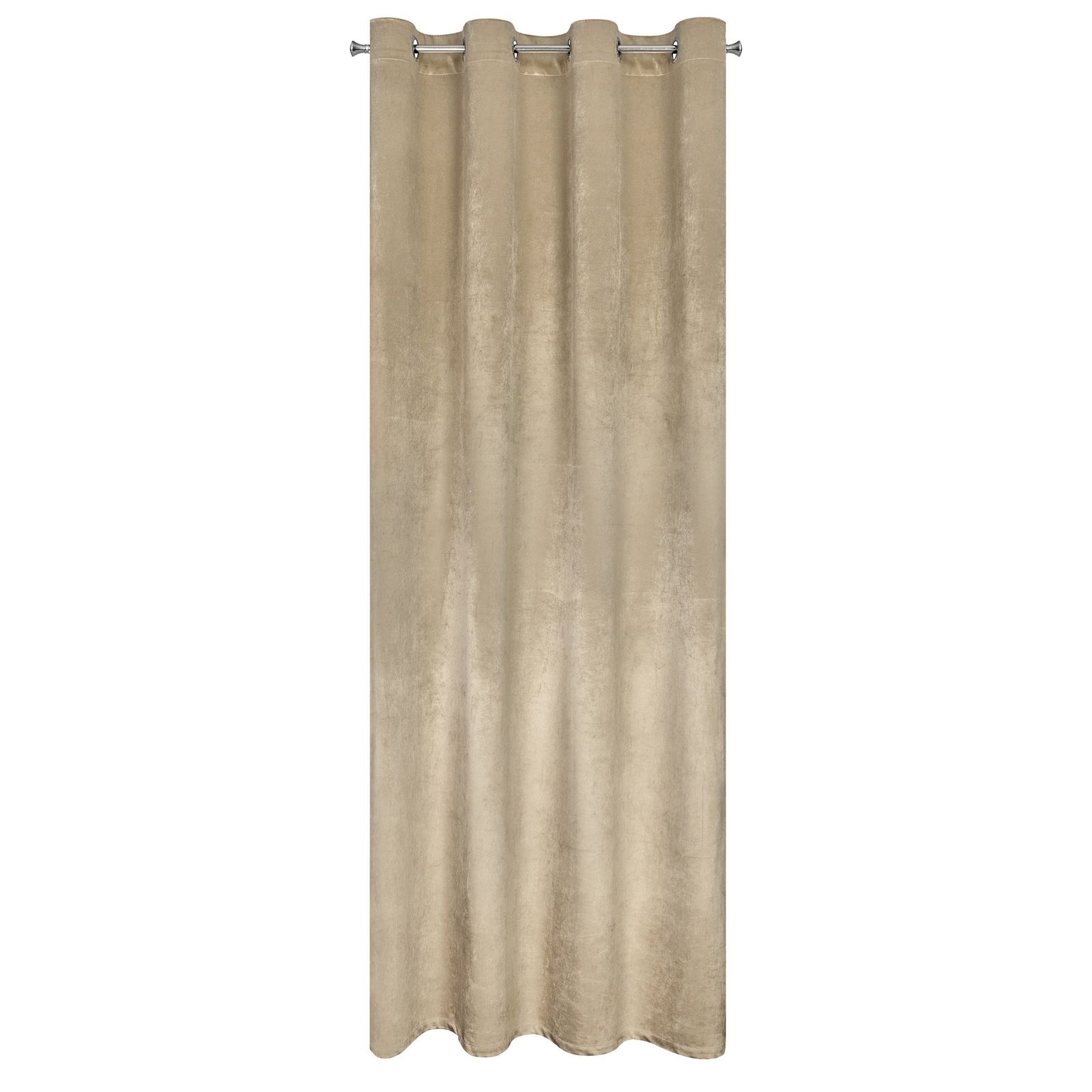 Perdea decorativa cu inele metalice, SAMANTA 140x250 cm, Eurofirany, Bej