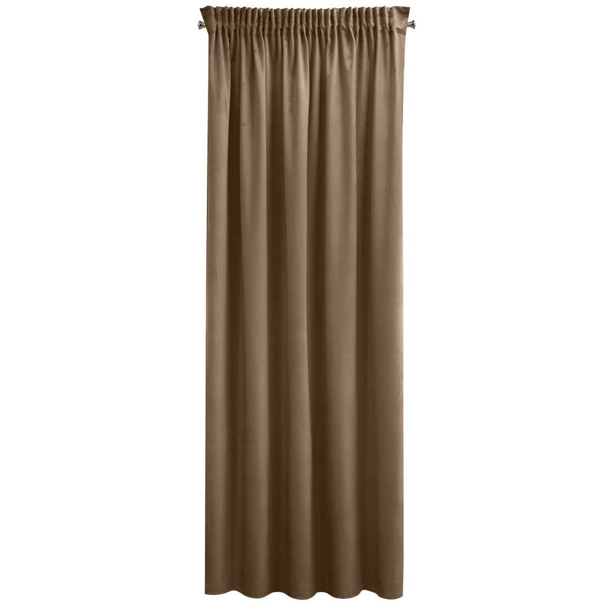 Perdea decorativa cu banda, SIBEL 140x270 cm, Eurofirany, Maro