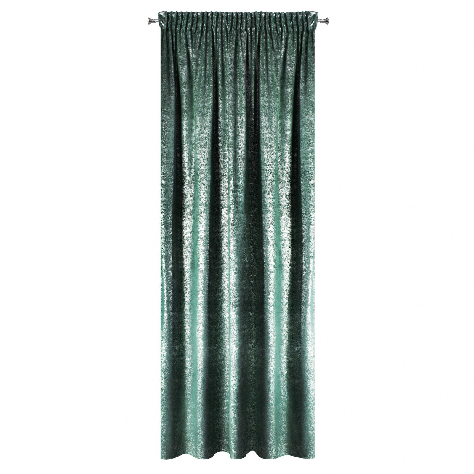 Perdea decorativa cu banda, CYPR 140x270 cm, Eurofirany, Turcoaz