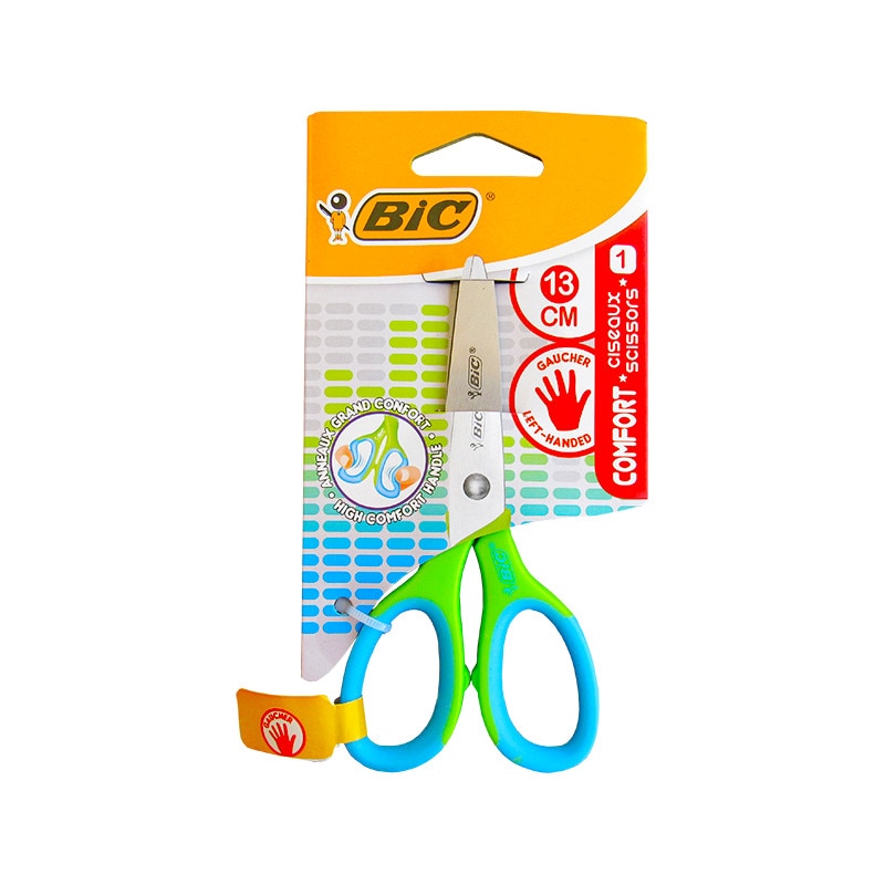 Foarfeca Bic Comfort Classic pentru stangaci 13 cm