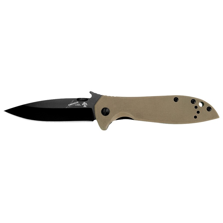 Briceag pliabil Emerson 6054BRNBLK, Kershaw, Inox, 8.2 cm, Bej