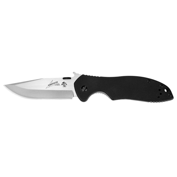Briceag pliabil Emerson 6034D2, Kershaw, Inox, 8.3 cm, Negru