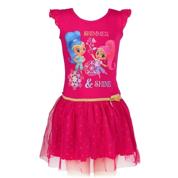 Rochie Shimmer si Shine cu tull 6270, Roz Rochie Shimmer si Shine cu tull 6270, Roz