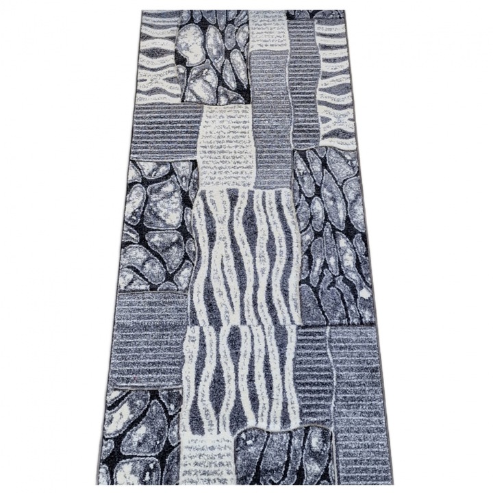 Traversa Jeyda, Gri Deschis/Gri Inchis F0214 100 x 200