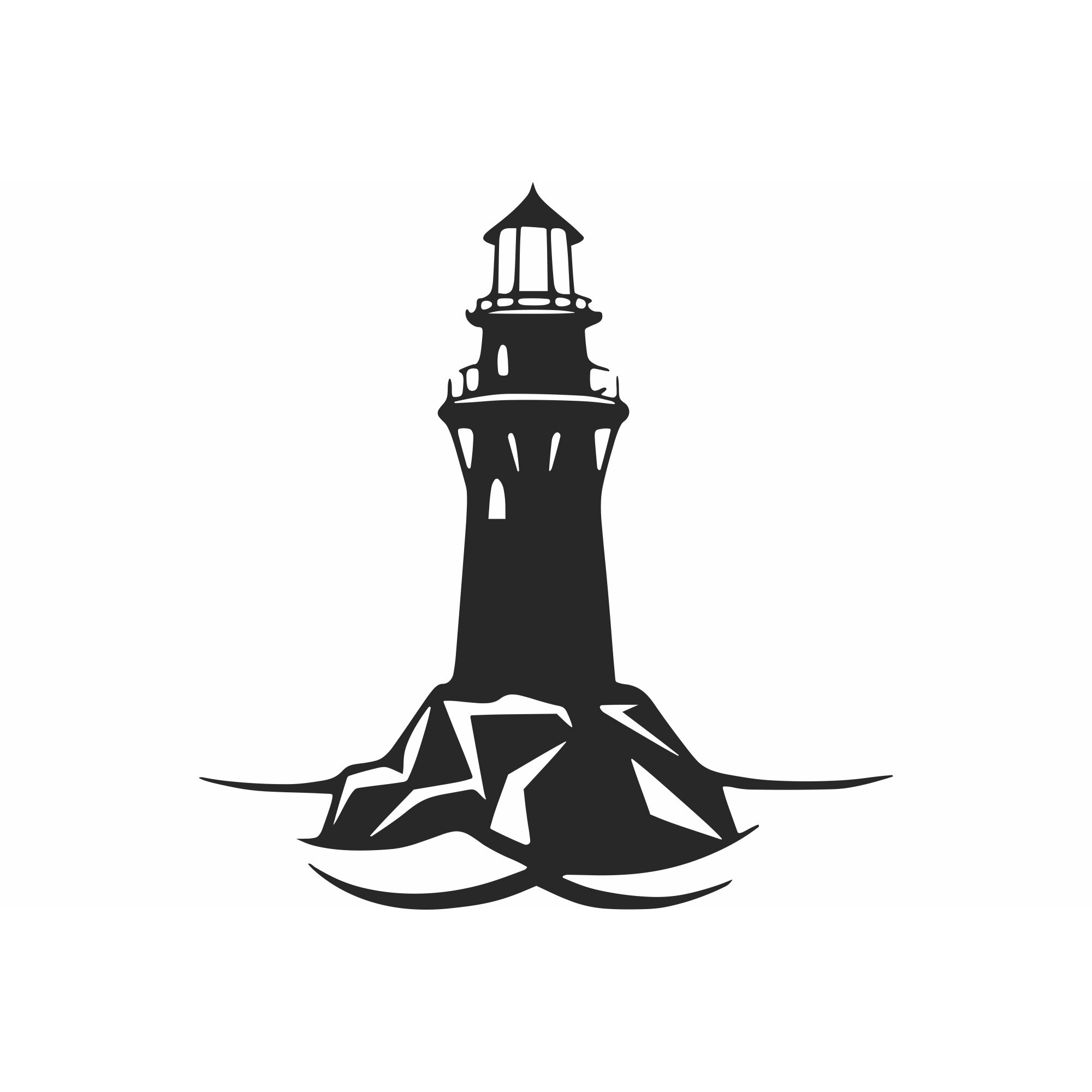 Decor perete Personalizabil Far din lemn 28 cm x 29 cm