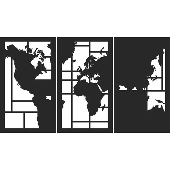 Decor perete Personalizabil Harta Lumii din lemn 50 cm x 28 cm Decor perete Personalizabil Harta Lumii din lemn 50 cm x 28 cm