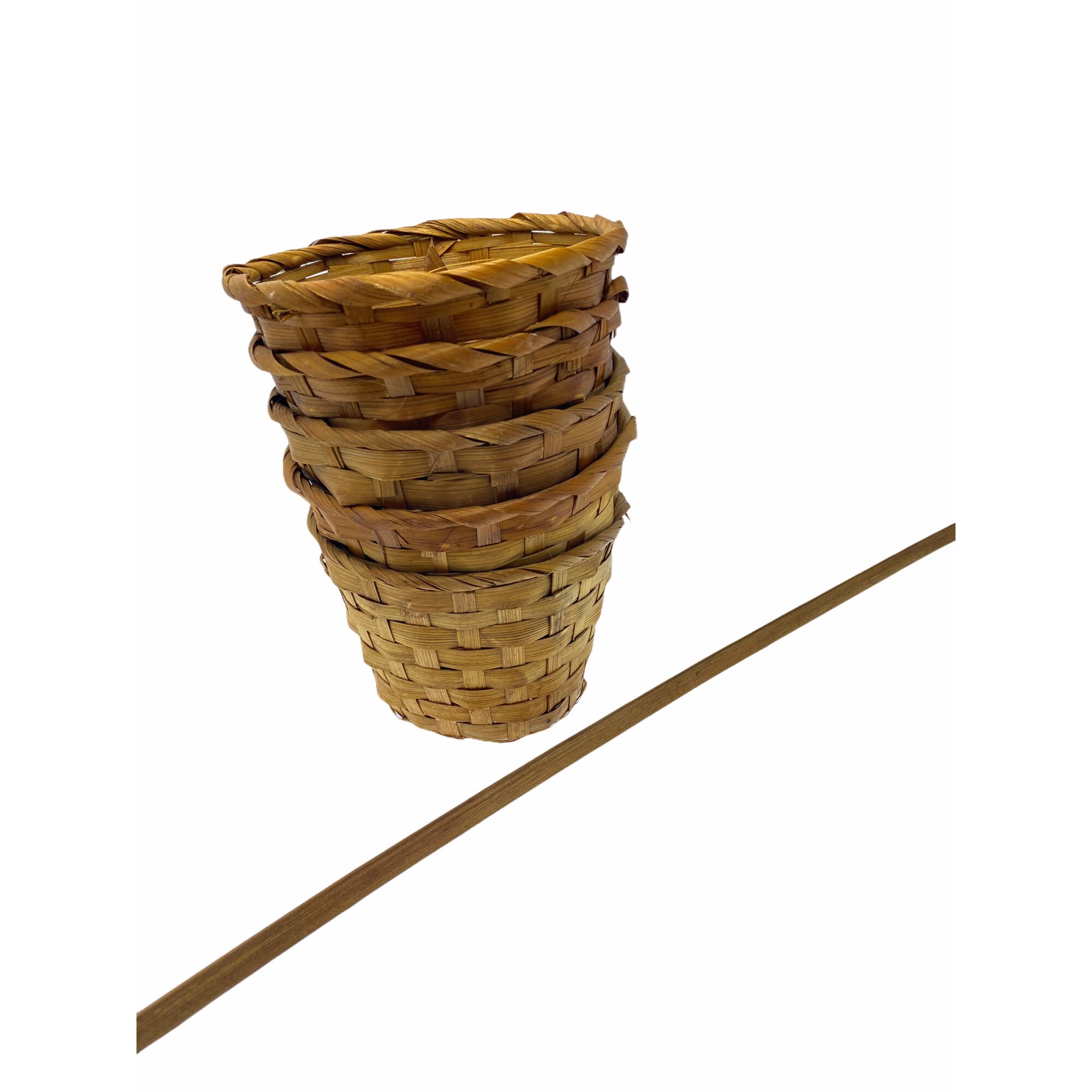 Set 5 cosuri impletite, Atelier, Rachita, Maro, 13x9,5cm