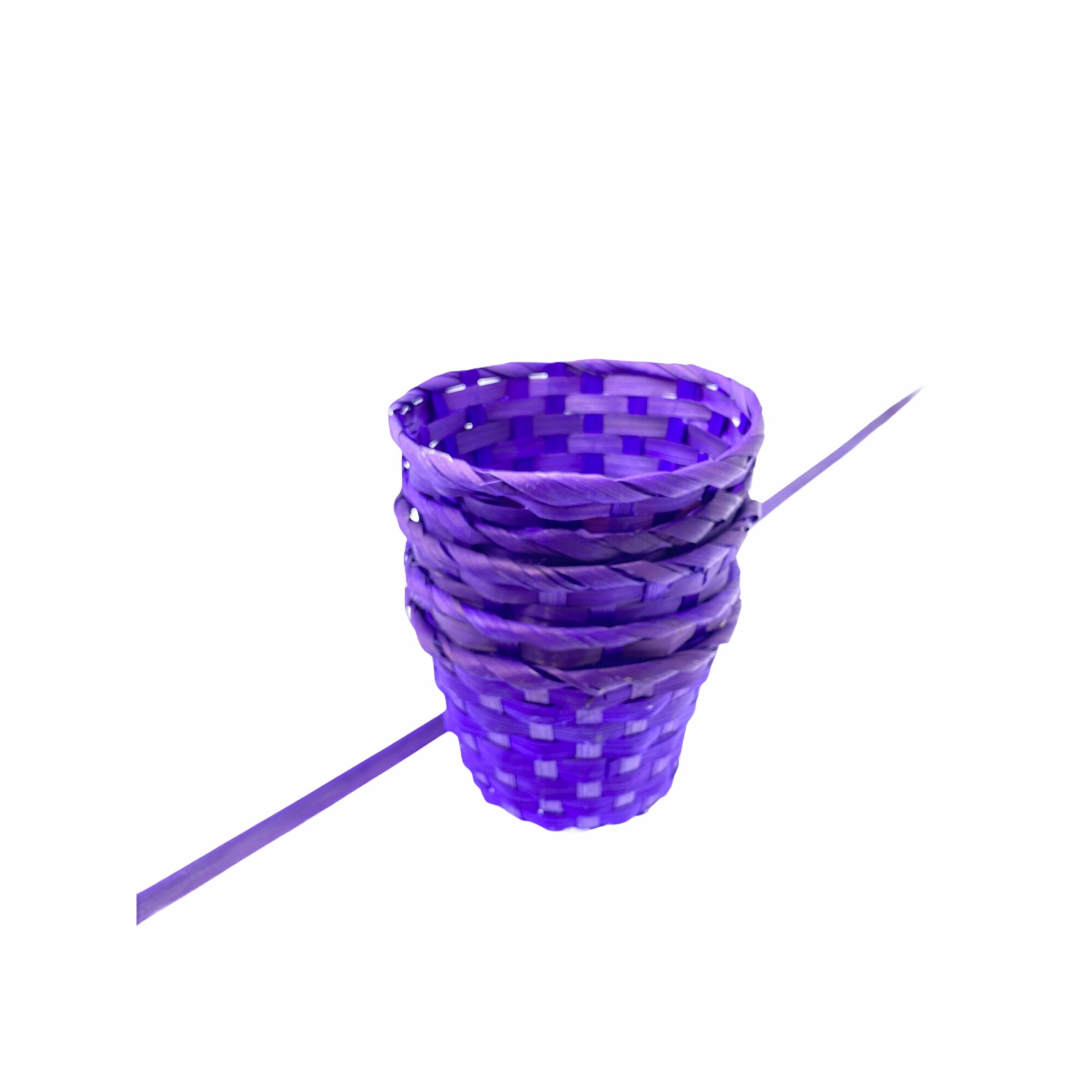 Set 5 cosuri impletite, Atelier, Rachita, Mov, 13x9,5cm