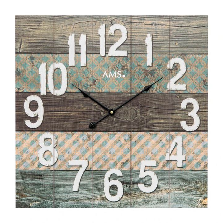 Стенен часовник AMS Araxa, 50 см, Кварцов механизъм