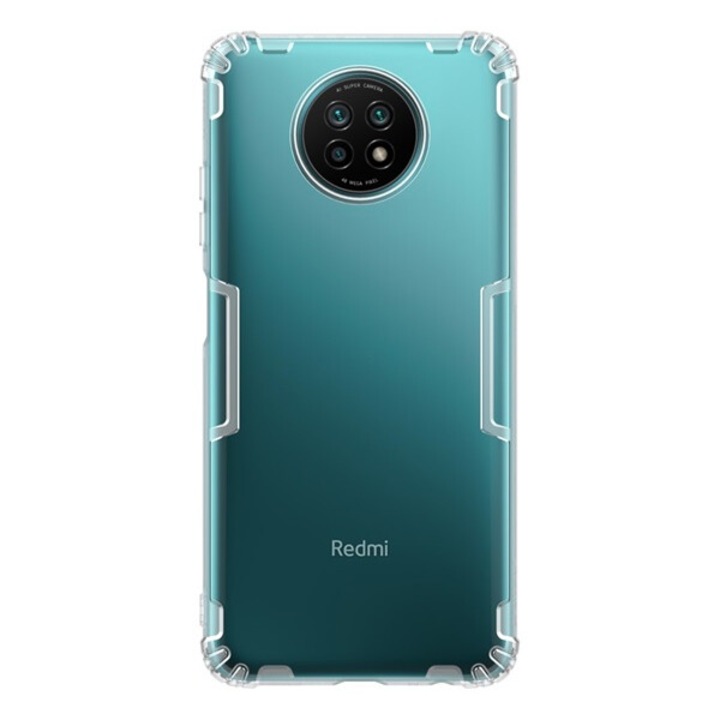 Nillkin nature szilikon mobiltelefon tok, ütésállóság, légpárnás sarok, 0.6mm, ultravékony, átlátszó, kompatibilis: Xiaomi Redmi Note 9T 5G / Redmi Note 9 5G