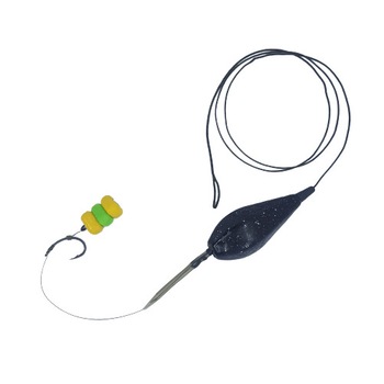 Montura pescuit Leadcore de 45 lb ,cu plumb in-line de 70 grame ,carlig nr 4 Montura pescuit Leadcore de 45 lb ,cu plumb in-line de 70 grame ,carlig nr 4