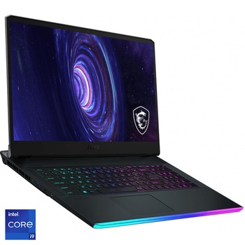 Laptop Gaming MSI GE76 Raider 11UH-495XRO cu procesor Intel® Core™ i9-11980HK, 17.3”, UHD 4K, 120Hz, 32GB, 2TB SSD, NVIDIA® GeForce RTX™ 3080 16GB, No OS, Black Laptop Gaming MSI GE76 Raider 11UH-495XRO cu procesor Intel® Core™ i9-11980HK, 17.3”, UHD 4K, 120Hz, 32GB, 2TB SSD, NVIDIA® GeForce RTX™ 3080 16GB, No OS, Black