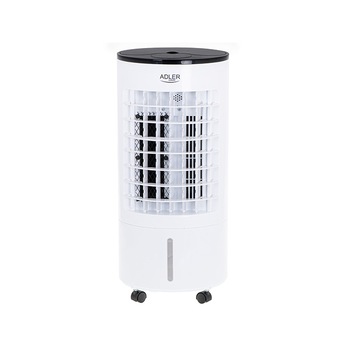 Racitor de aer Portabil Adler 3in1, cu Panou tactil LED si telecomanda, Functie de Racire, Umidificare si Purificare, debit 280 m3/h, 300W, alb Racitor de aer Portabil Adler 3in1, cu Panou tactil LED si telecomanda, Functie de Racire, Umidificare si Purificare, debit 280 m3/h, 300W, alb