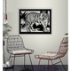 Decor perete Tigru Siberian HHH525 din lemn 29x22 cm