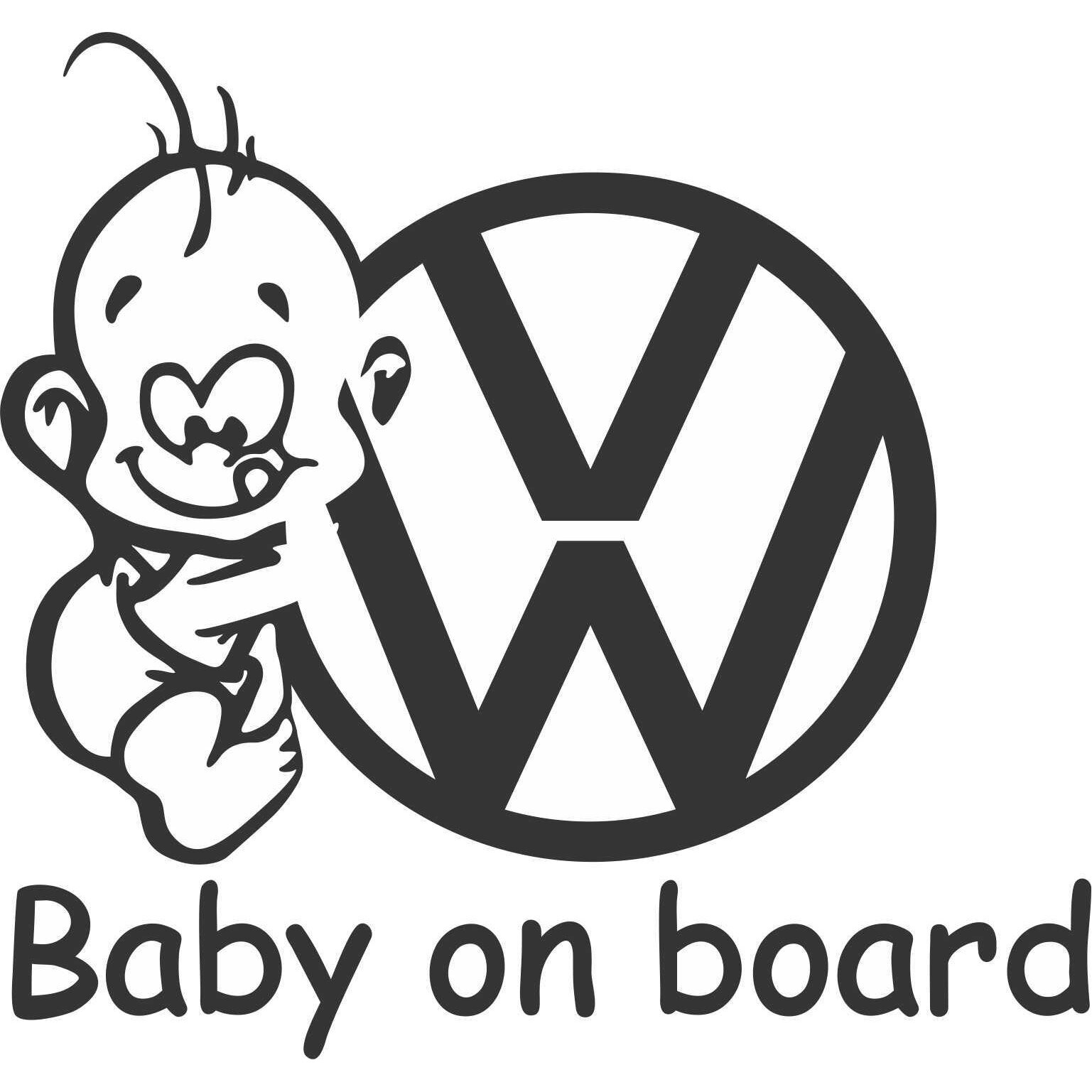 Autocolant cool baby on board Volkswagen