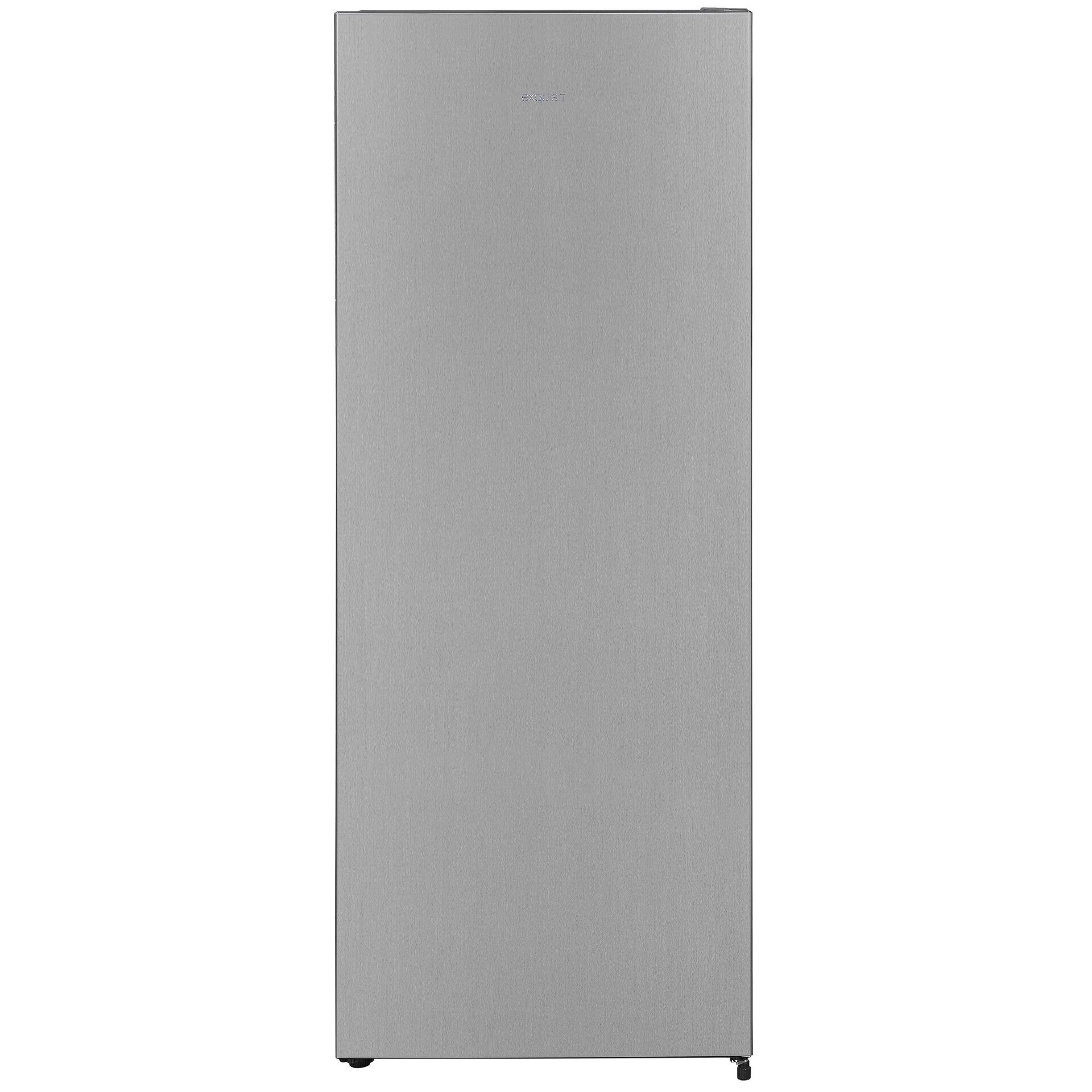 Frigider cu 1 usa Exquisit KS320-V-010E, Clasa E, Volum 242 L, No Frost, inox