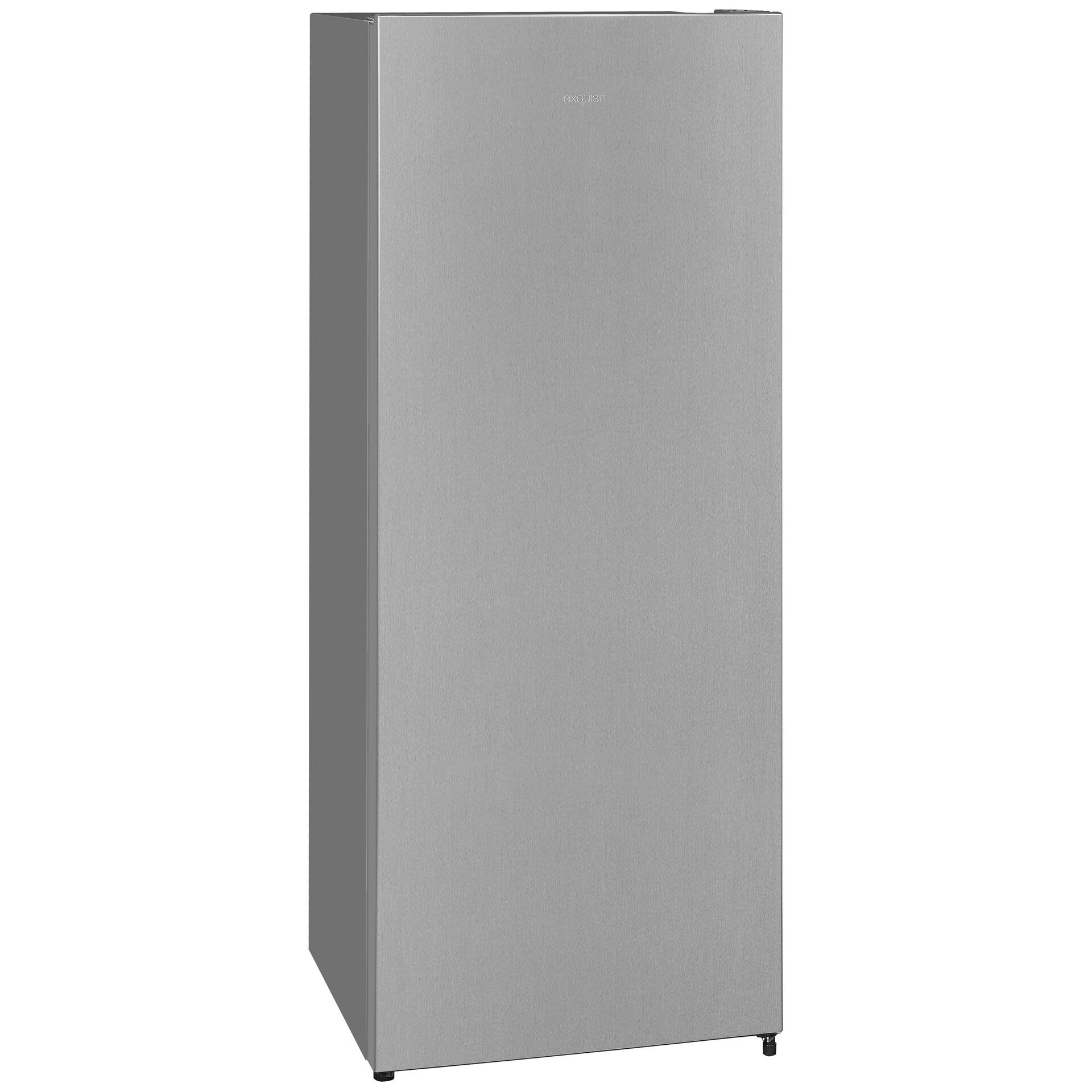 Frigider cu 1 usa Exquisit KS5320-V-010E, Clasa E, Volum 242 L, inox