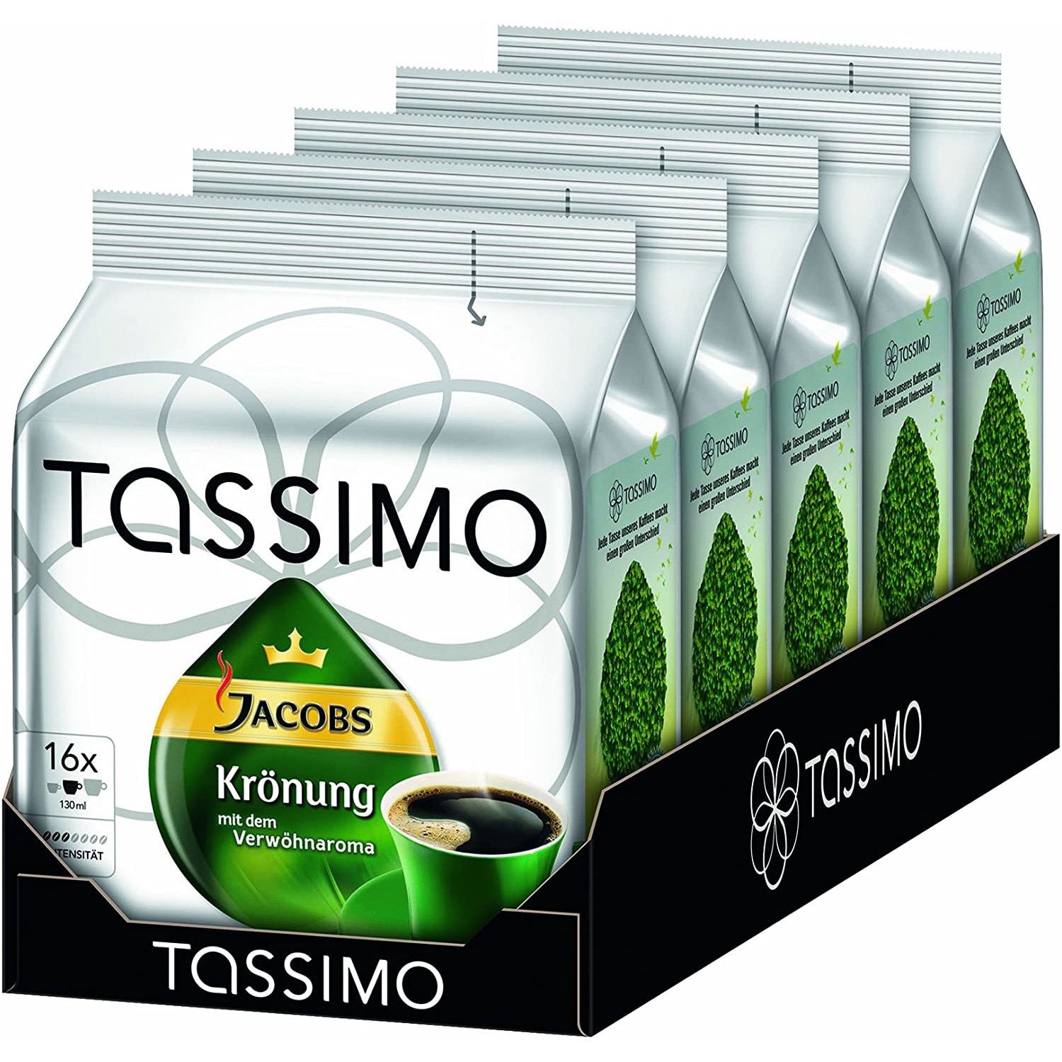 Set 5 x Tassimo Jacobs Kronung, 80 capsule, 520 g