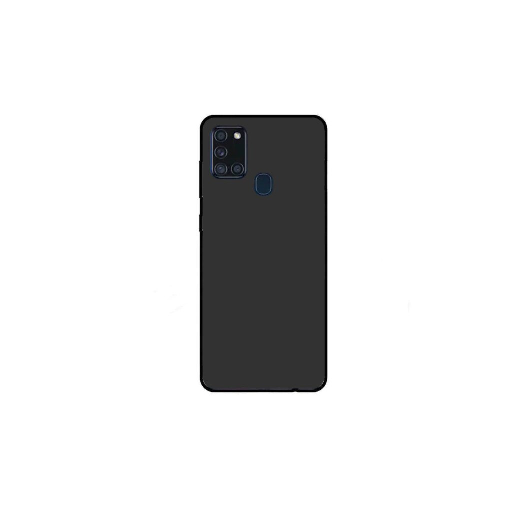 Husa compatibila cu Samsung A21S, textura mata, Negru