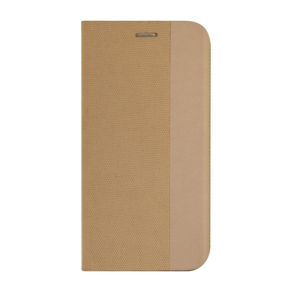 Husa tip carte Sensitive compatibila cu Samsung Galaxy A72, inchidere magenetica, Gold