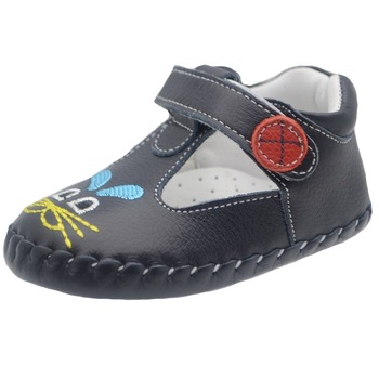 Botosei din piele pentru baieti Small Foot SMFT10B, Bleumarin 59170 Botosei din piele pentru baieti Small Foot SMFT10B, Bleumarin 59170