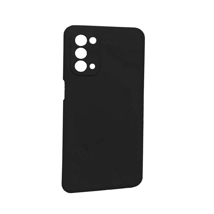 Szilikon tok OPPO A54 5G / A74 5G / A93 5G, Matt Optim Ultra Protection, Védett kamera, Fekete