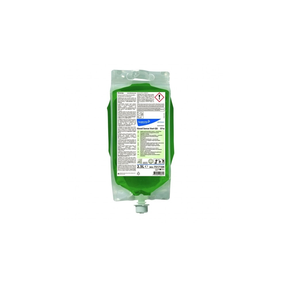 Detergent pardosea Concentrat Diversey Good Sense Vert QS, miros mar, 2.5L