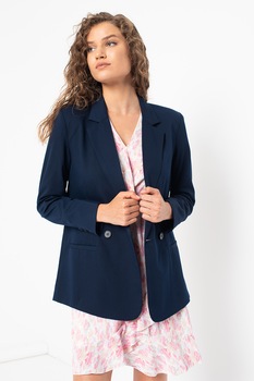 Sisters Point, Sacou cu revere Lili, Bleumarin Sisters Point, Sacou cu revere Lili, Bleumarin