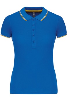 Tricou polo dama, Kariban Two Stripes K251, Royal Blue Tricou polo dama, Kariban Two Stripes K251, Royal Blue