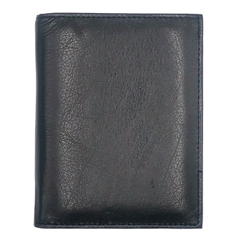 Portofel barbati din piele naturala ,Nevermore® 5527 ,Negru Portofel barbati din piele naturala ,Nevermore® 5527 ,Negru