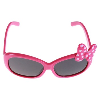 Ochelari de soare, Minnie, roz cu buline albe Ochelari de soare, Minnie, roz cu buline albe