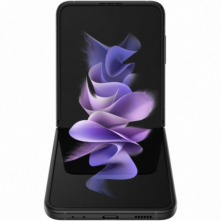 Samsung Galaxy Z Flip3 5G Mobiltelefon, Kártyafüggetlen, 256GB, Fekete