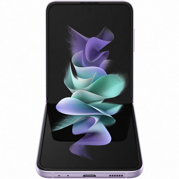 Смартфон Samsung Galaxy Z Flip3, 128GB, 8GB RAM, 5G, Lavender