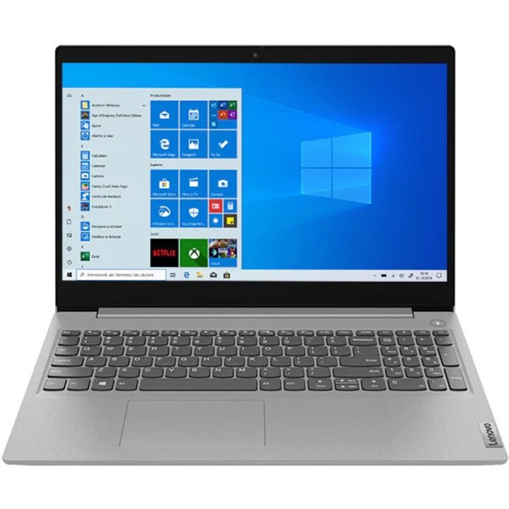 Laptop LENOVO IdeaPad 3 15ARE05, AMD Ryzen 3 4300U pana la 3.7GHz, 15.6" Full HD, 4GB, SSD 256GB, AMD Radeon Graphics, Windows 10 Home S, Gri