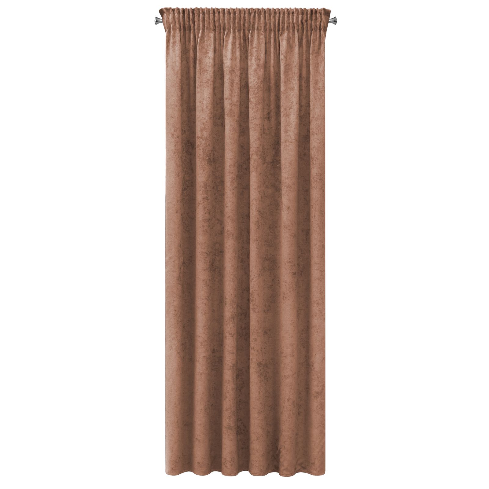 Perdea decorativa cu banda, ANISA 140x270 cm, Eurofirany, Roz inchis