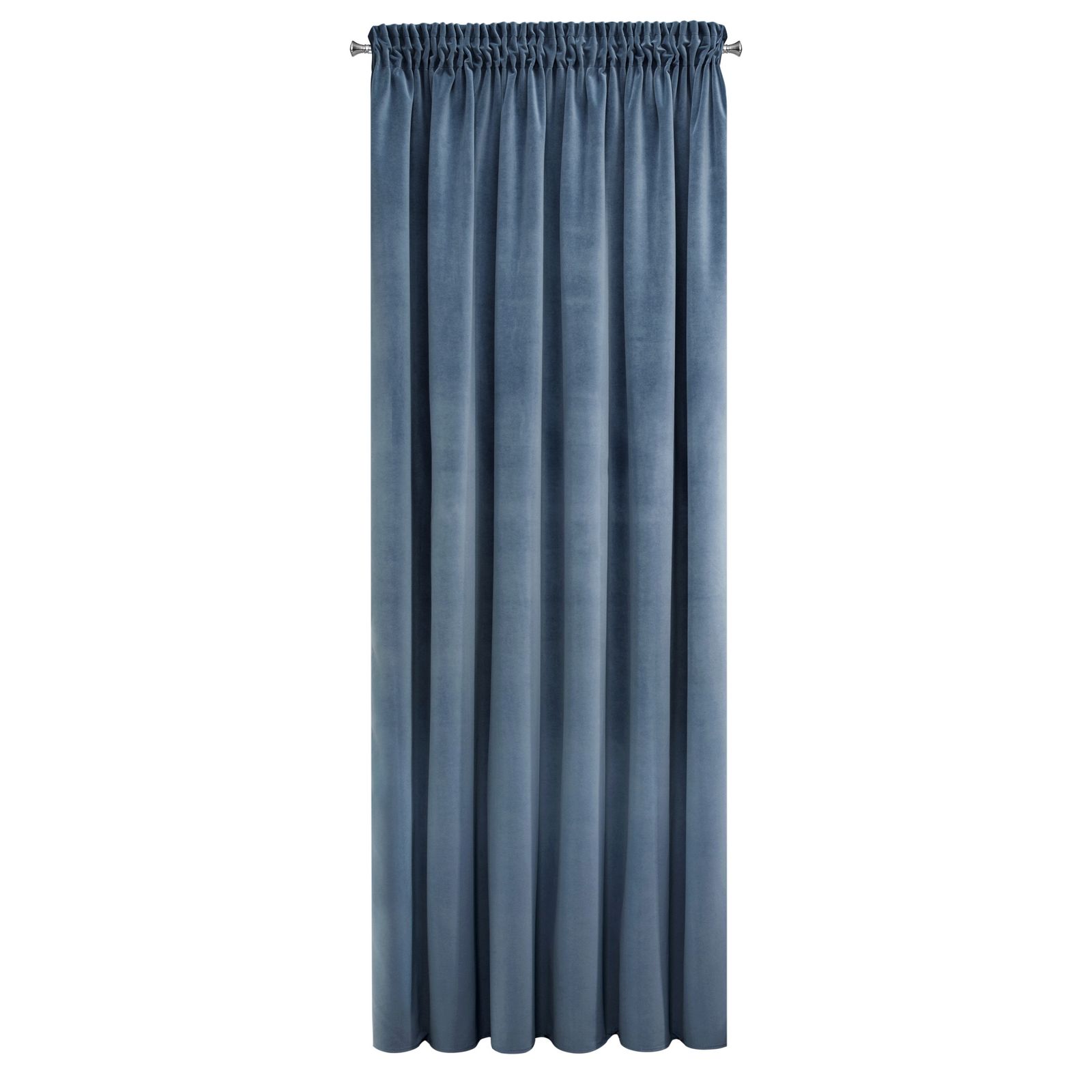 Perdea decorativa cu banda, KRISTI 140x270 cm, Eurofirany, Albastru