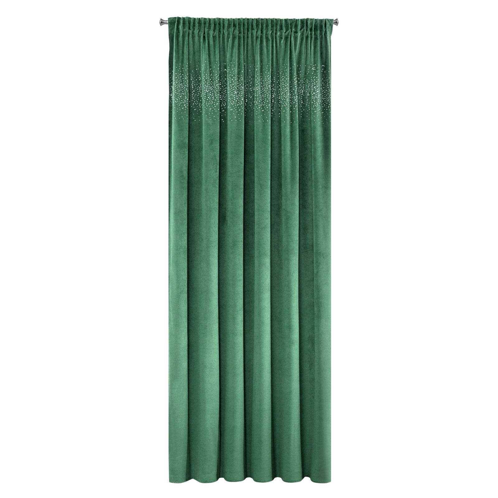 Perdea decorativa cu banda, AURORA 140x270 cm, Eurofirany, Verde