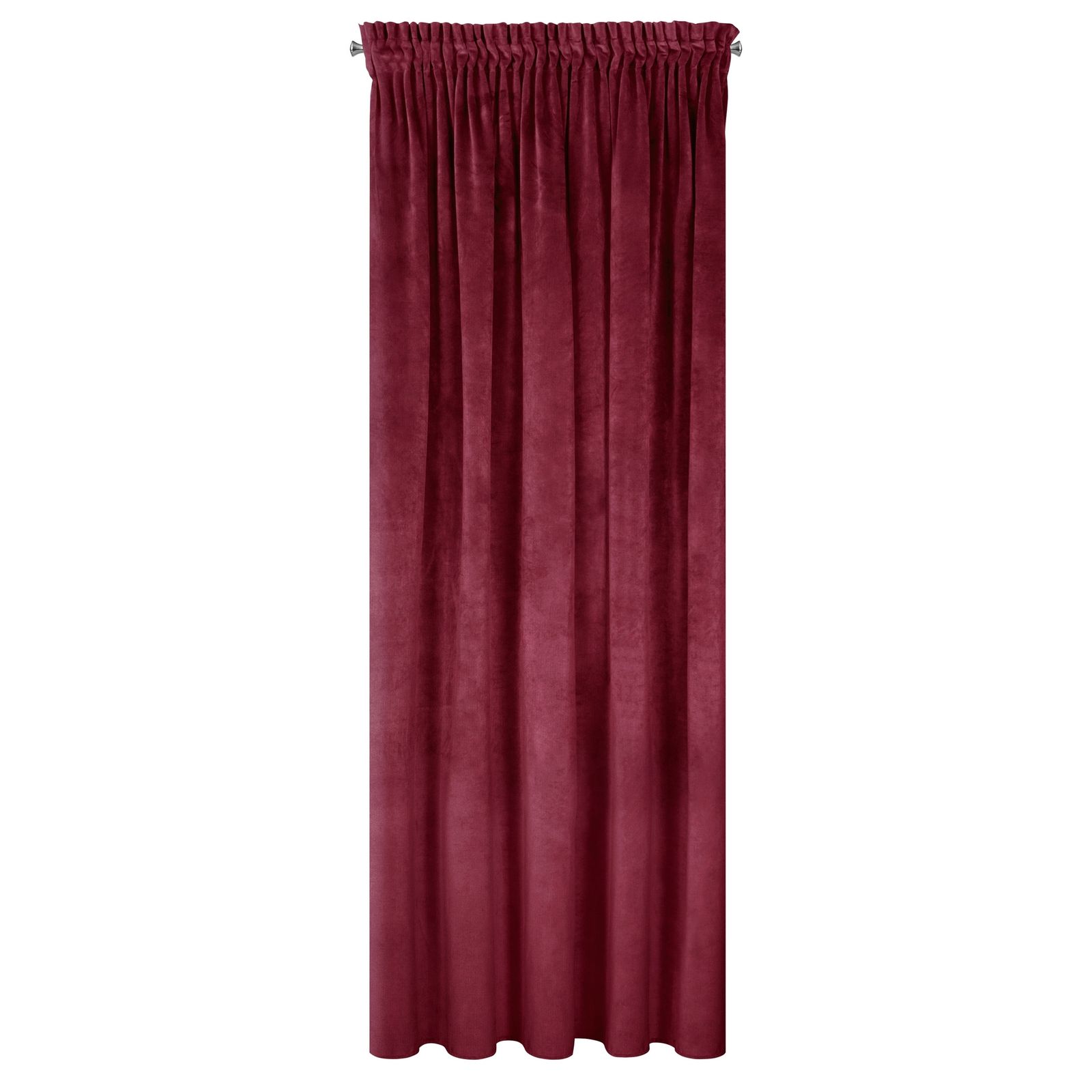 Perdea decorativa cu banda, VILLA 140x270 cm, Eurofirany, Visiniu