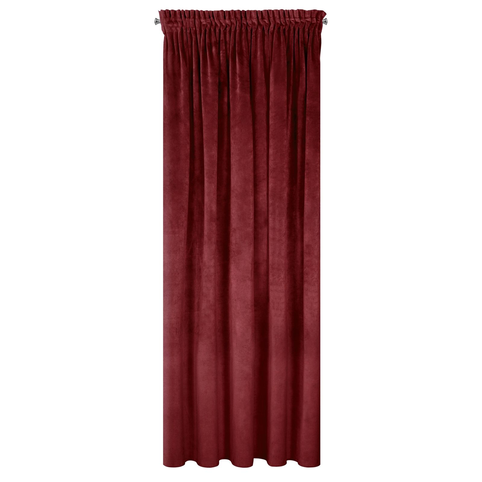 Perdea decorativa cu banda, VILLA 140x270 cm, Eurofirany, Visiniu inchis
