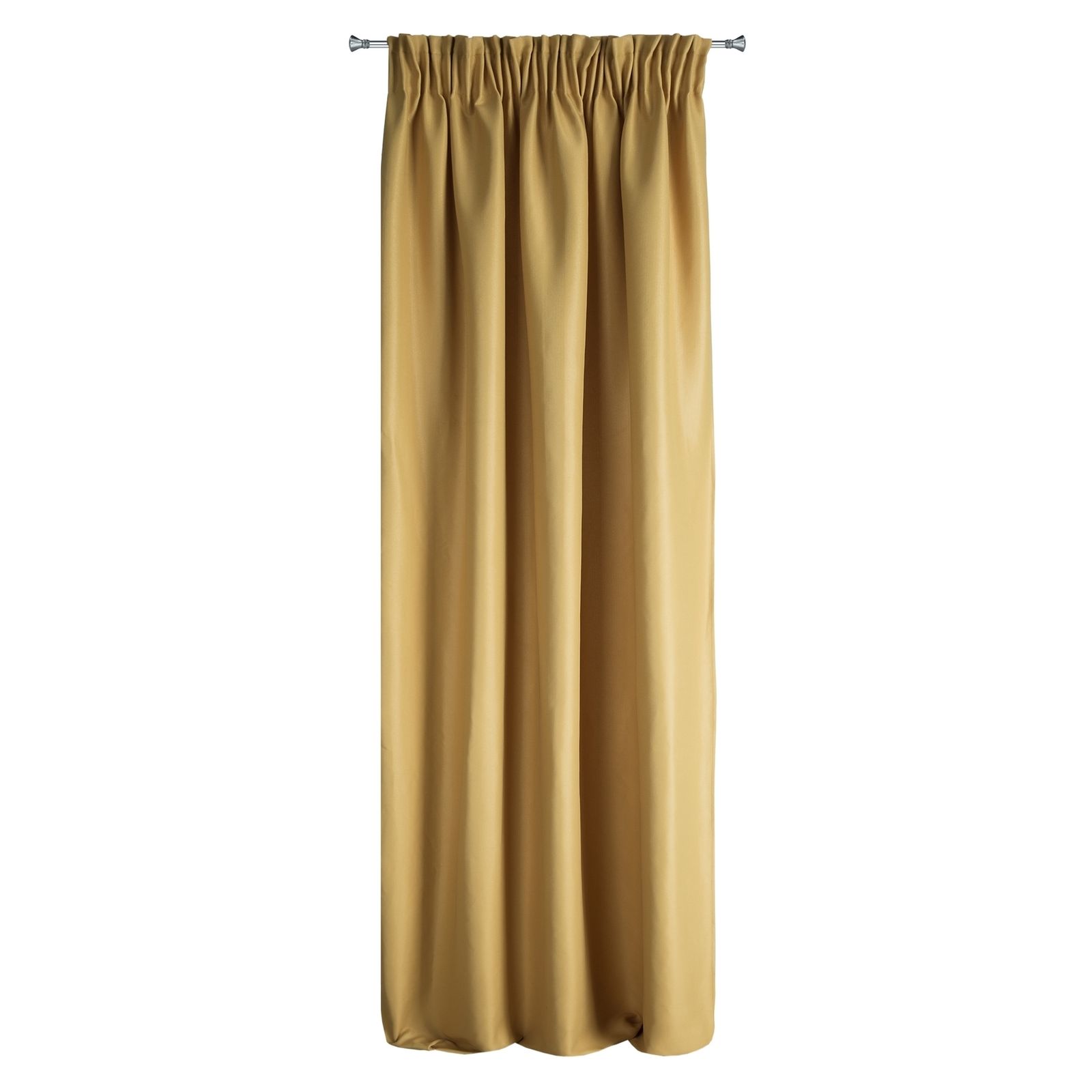 Perdea decorativa cu banda, AGGIE 140x270 cm, Eurofirany, Mustar