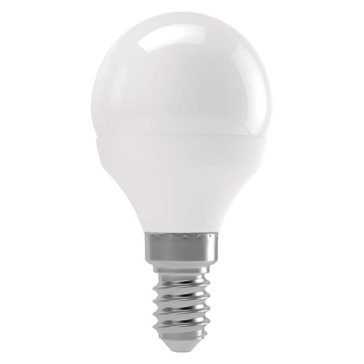 Emos ZL3912 LED izzó, Value kisgömb, E14, 8W, 900lm, 4000K, természetes fehér