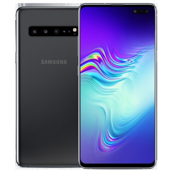 Telefon mobil, Samsung, Galaxy S10, 256GB, 8GB RAM, 5G, Majestic Black Telefon mobil, Samsung, Galaxy S10, 256GB, 8GB RAM, 5G, Majestic Black