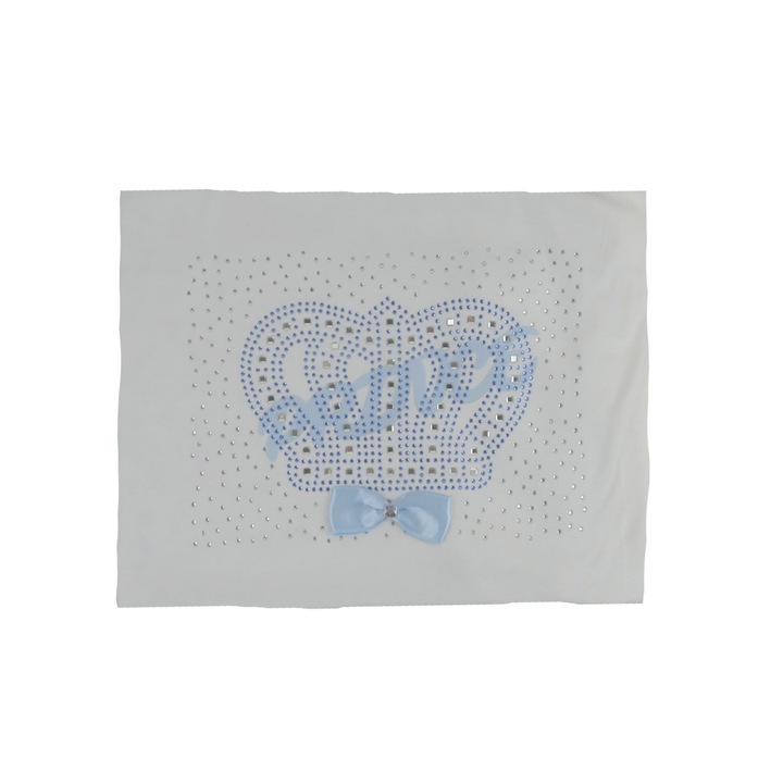 Mini Junior 939 fiú takaró 85 x 85 cm, fehér