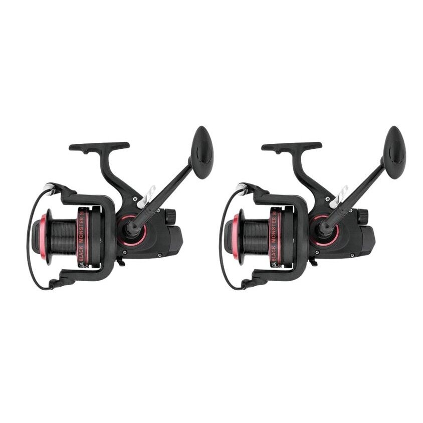 Set pescuit 2x Mulineta 8 rulmenti Black Monster 9000