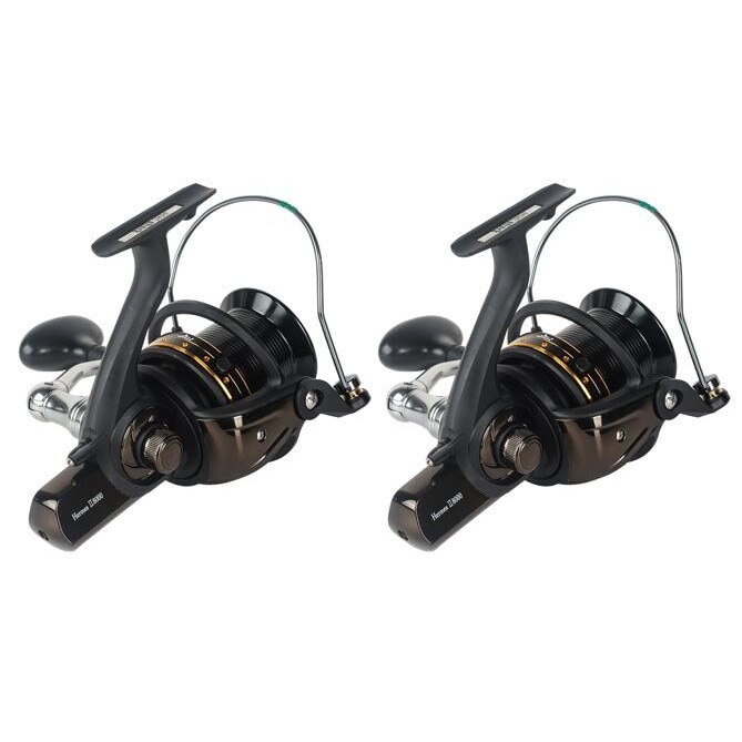 Set pescuit 2x Mulineta 13x rulmenti Hermes II 8000