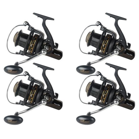 Set pescuit 4x Mulineta 13x rulmenti Hermes II 8000