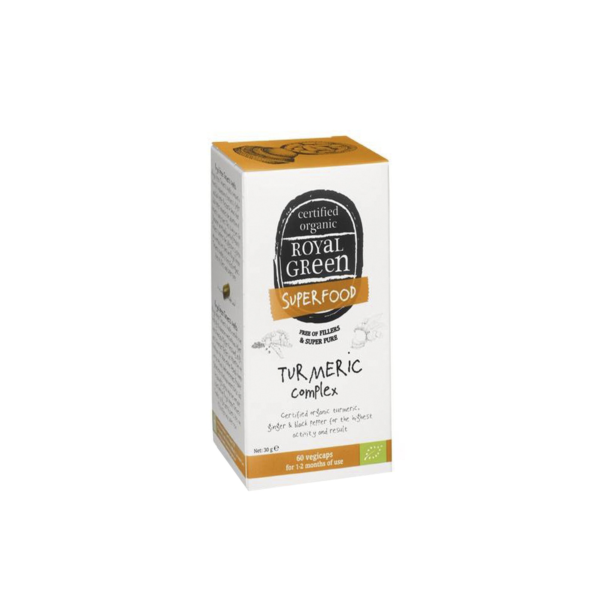 Turmeric complex Bio, Royal Green, 60 capsule vegetale