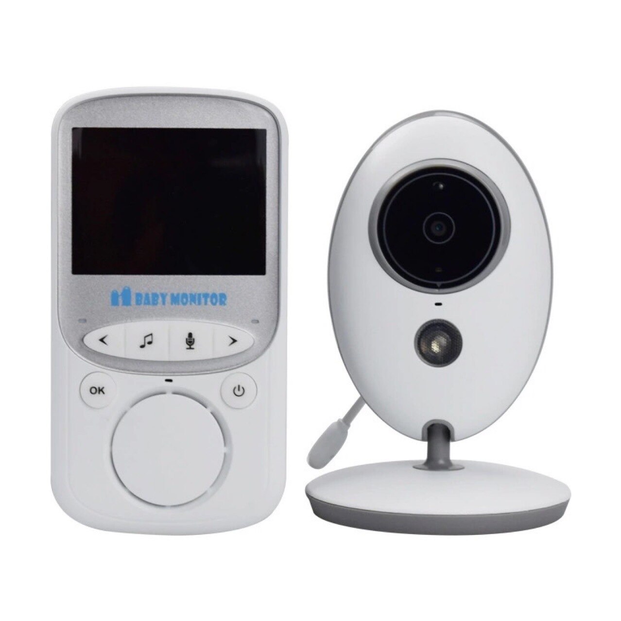 Baby Monitor Wireless, Night Vision , 8 Cantece de Leagan, LED Infrarosu, 2.4 inch, DenisNetwork™